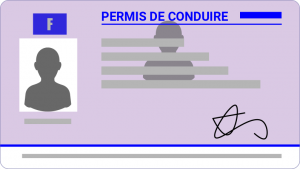 Permis de conduire illustration